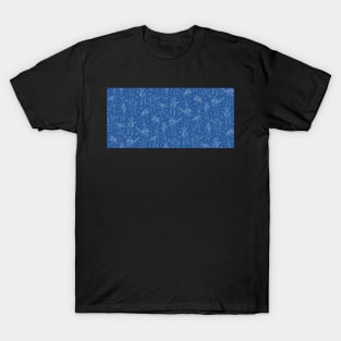 Fun  Musicians in Blue | Guitar, Trombone, Violin, Saxaphone, Music Notes T-Shirt